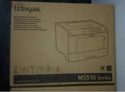 طابعة Lexmark MS510dn جديدة متبرشمة سرعة 45 ورقة في الدقيقة