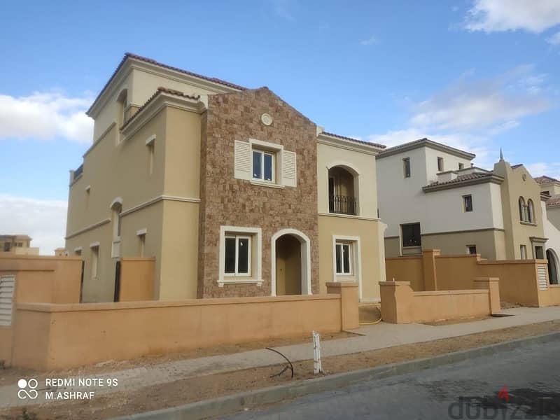 Standalone villa fully finished for sale best location near club house in Mivida 6