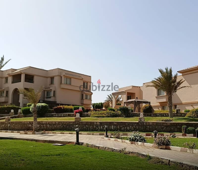 Immediate receipt of a furnished chalet in Ain Sokhna, the village, two rooms directly on the sea, with the longest number of years in installments, 8