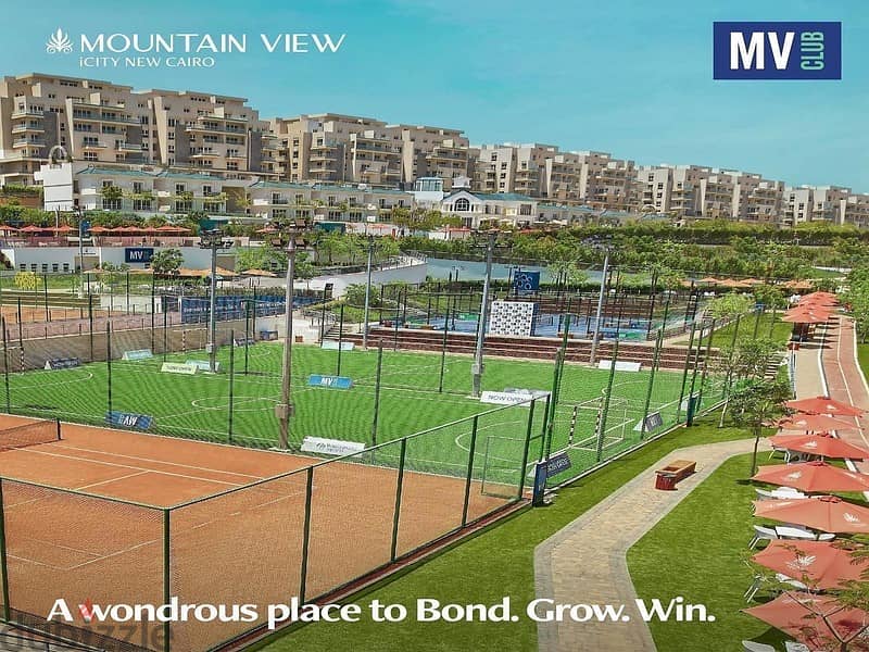 Apartment Prime Location Side view club house for sale at Mountain View Icity - NEW CAIRO 2