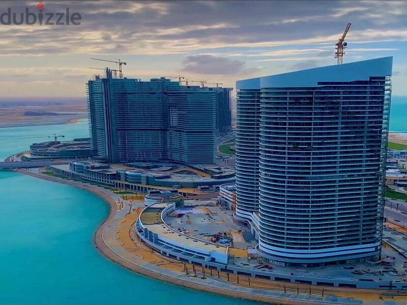 An attractive price apartment in Al Alamein Towers for sale with an open view to the sea  luxurious finished 7