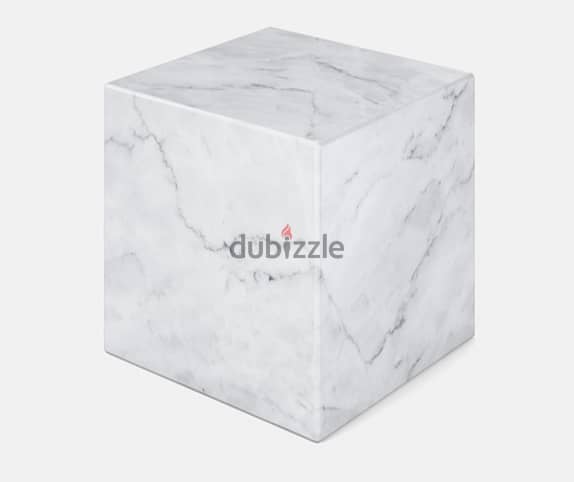 Marble Coffee Table Cube - ترابيزة رخام طبيعي 1