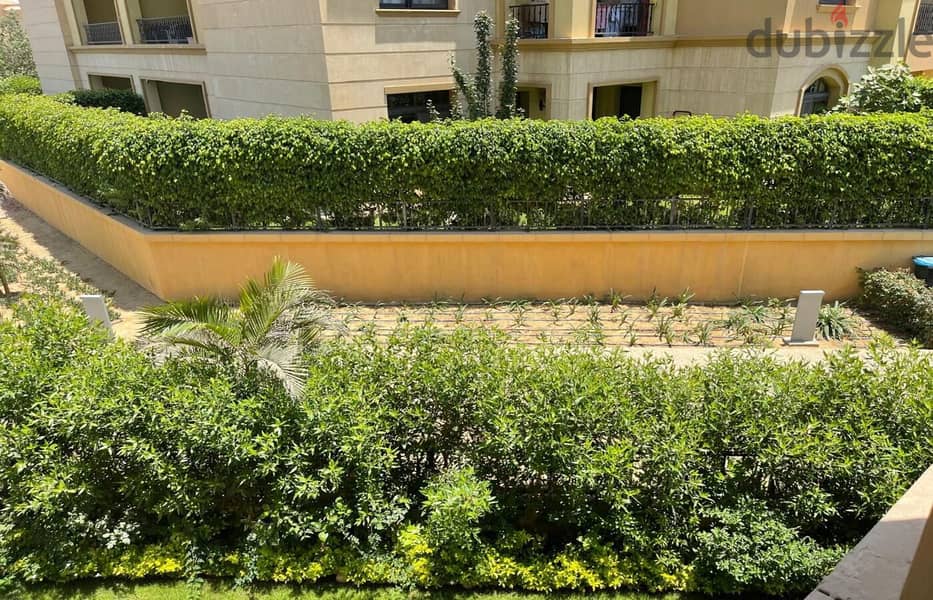 For rent under market  price, a fully furnished apartment with 3 rooms, fully air-conditioned and with appliances, in Mivida Compound, Fifth Settlemen 1