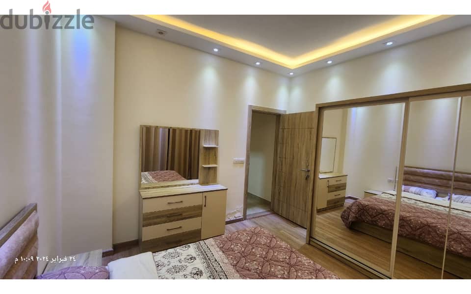 Fully furnished, air-conditioned apartment with private garden for rent 6