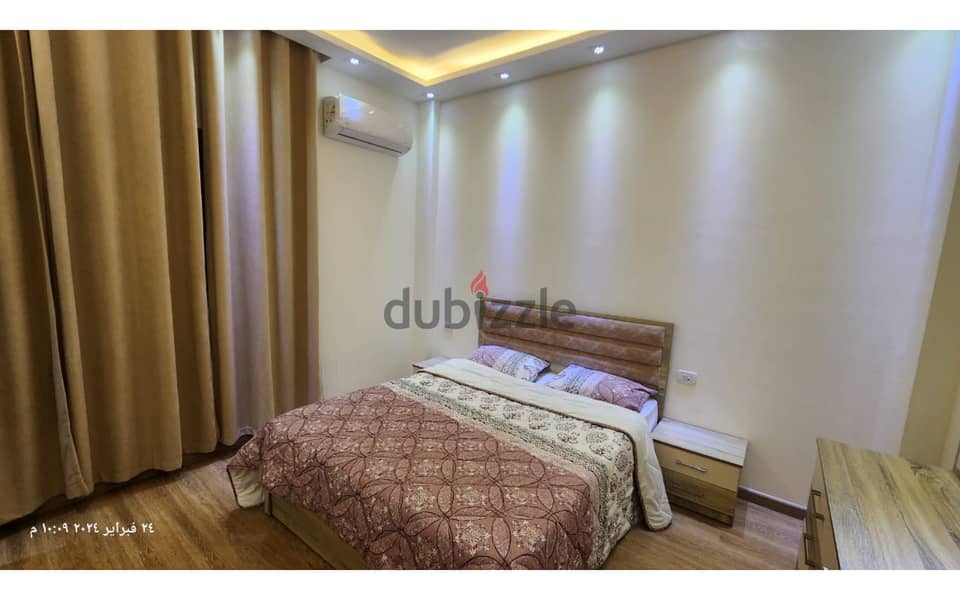 Fully furnished, air-conditioned apartment with private garden for rent 9