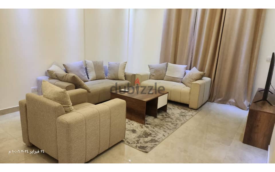 Fully furnished, air-conditioned apartment with private garden for rent 10
