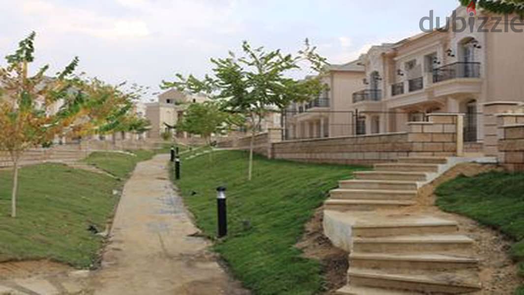 townhouse Resale for sale in cash on landscape in Layan Sabbour 5