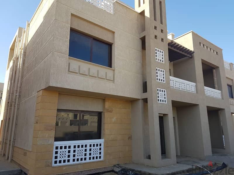 For sale a distinctive twin house   in Green 4 Compound, next to Palm Hills.  Buildings 252 m 2