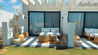 Fully finished chalet with a view in front of the sea on the North Coast, next to Sidi Abdel Rahman Bay, and Marassi Village, D- Bay North Coast 0