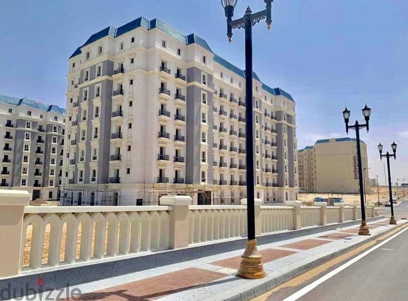 Bahri apartment, immediate receipt, 3 rooms, fully finished, in New Alamein, North Coast, Latin Quarter Compound 15