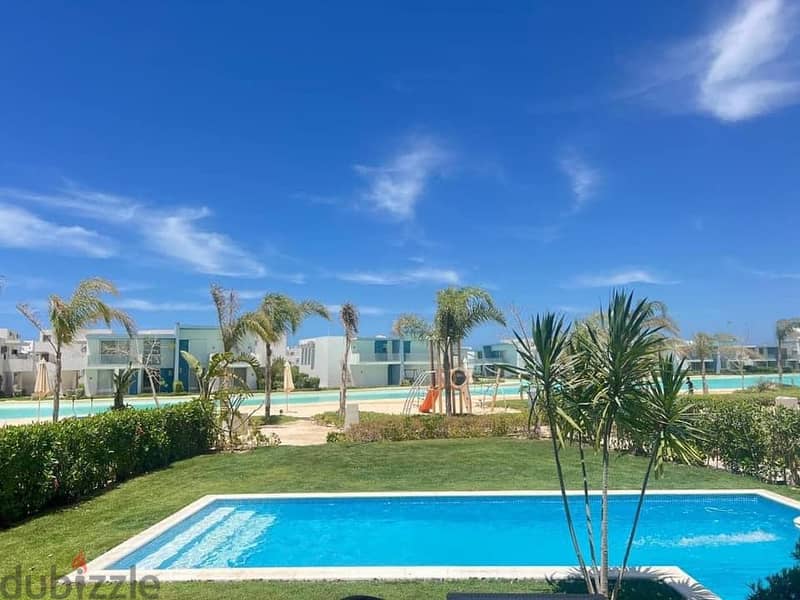 5-room villa for sale in Ras Al-Hikma, Direction White Village, receipt within months in installments, fully finished, with kitchen and air conditione 5