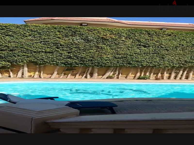 Mena Garden City  villa Finished with swimming pool for sale  Land 732 meters 7