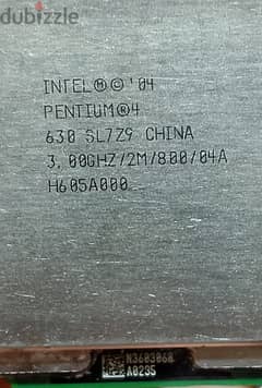 intel m c , 04 pentium  630.3. 00ghz 2m 800 a4 0