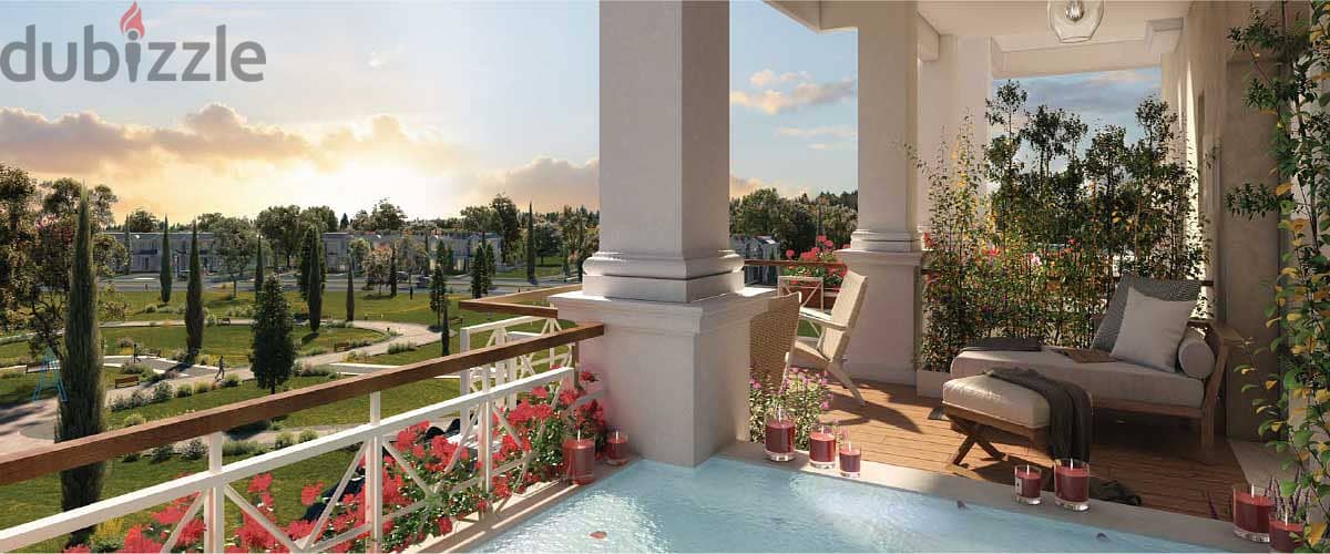 For sale, park villa + garden, large area, immediate receipt, in Mountain View iCity, northern expansions, minutes from Sheikh Zayed 1
