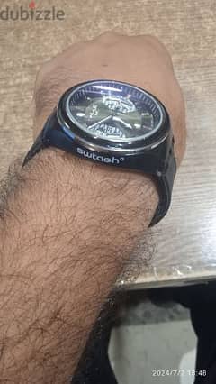 ساعة سويسرية ماركة سواتش ساعة فخامه جدا
