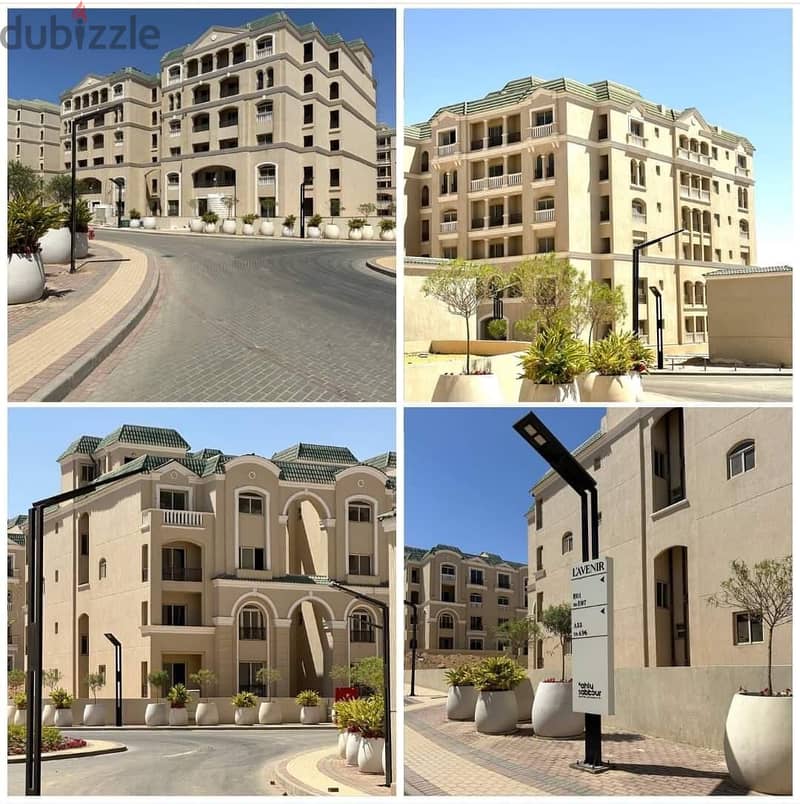 Apartment for sale with a private garden182m ready to move, in L'Avenir Compound, Al Ahly Sabbour, below market price. 2