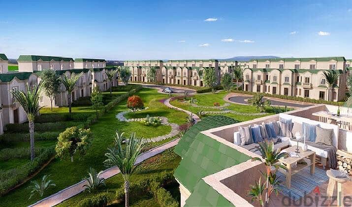 Apartment for sale with a private garden182m ready to move, in L'Avenir Compound, Al Ahly Sabbour, below market price. 3