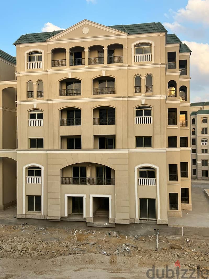 Apartment for sale with a private garden182m ready to move, in L'Avenir Compound, Al Ahly Sabbour, below market price. 9