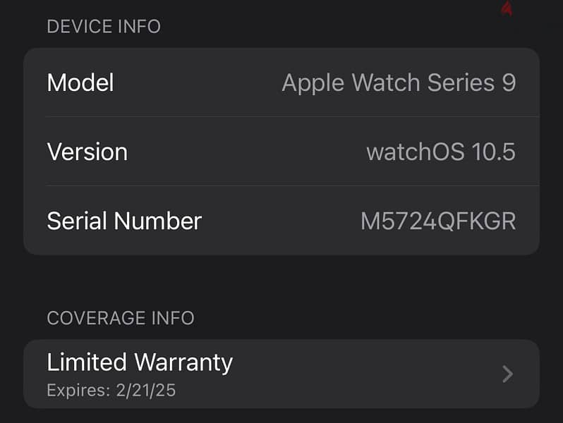 Apple Watch series 9 7