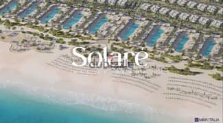 Chalet for sale in Solare North Coast - view on the sea and lagoon - Misr Italia Real Estate Development Company - 10% down payment - fully finished