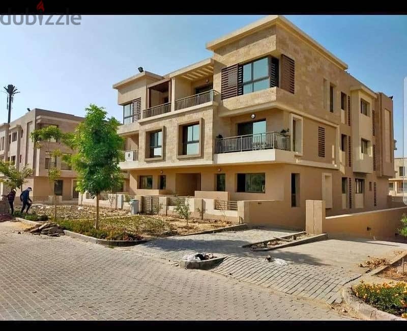 Apartment with garden in Sarai compound in Fifth Settlement new Cairo Next to madinaty 3