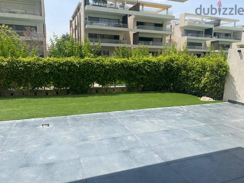 شقة بجاردن وحمام سباحة للإيجار في ليك فيو ريزيدنس - Lake View Residence  - التجمع الخامس 5