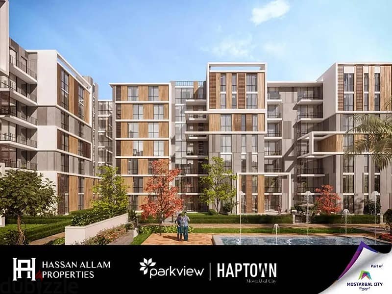 Under market price  Amazing Apartment  with instalments at HapTown Hassan allam Phase : Park View 4