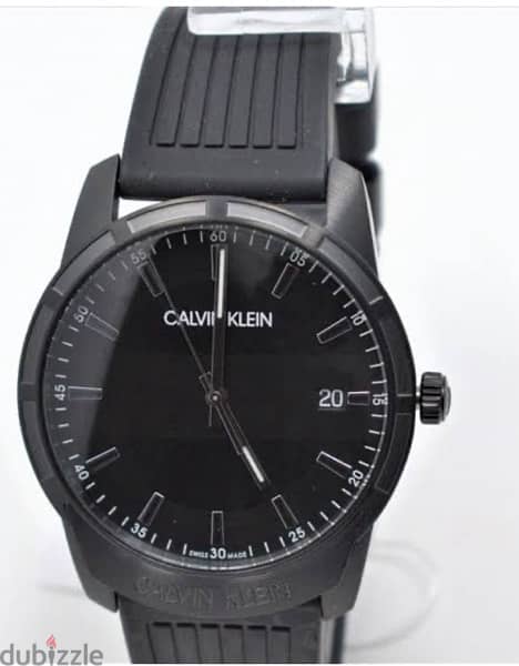 Calvin Klein Evidence Quartz Black Dial Men’s Watch 1