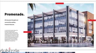 Office for Sale 103M in installments semi-finished in Three Sixty mall - 5th Settlment