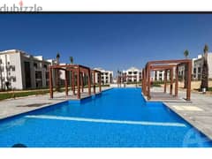 For sale in Gaia Sabbour, North Coast   Penthouse Landscape view and direct swimming pool