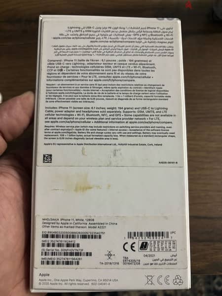 iphone 11 128G white used 4