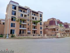 For sale, two-room apartment, 110 square meters, 8 years installments, in Sarai Compound, in front of Madinaty