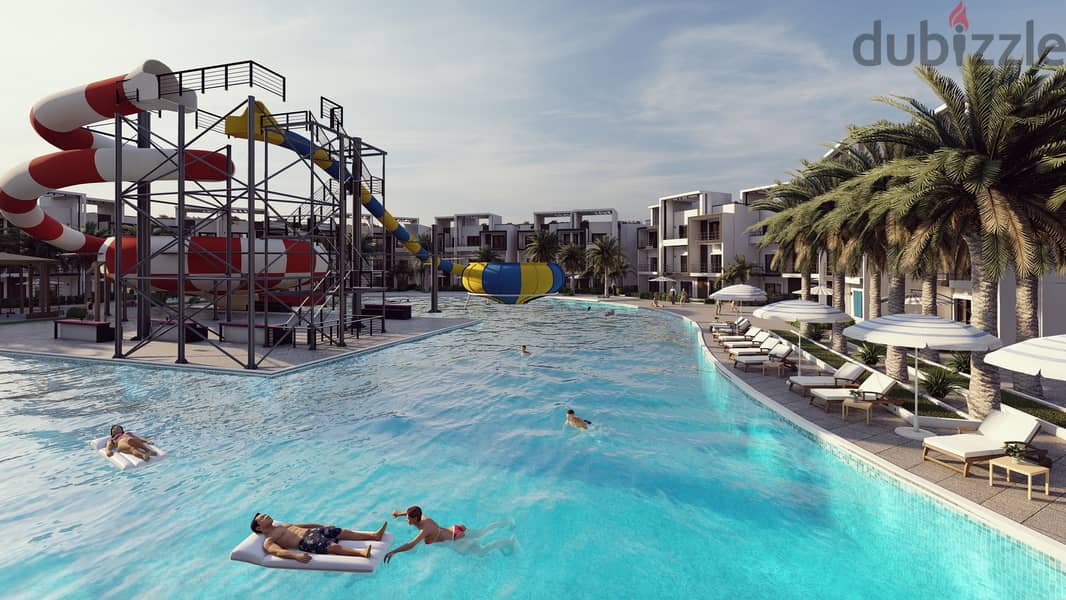 Very special project with 3 pools and 2 aquaparks 8