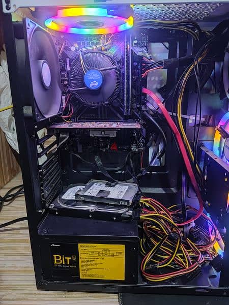 تجميعة core i5 9400f وبروده H310M رامات 32G كيسه RGB ب اربع مرواح RGB 2