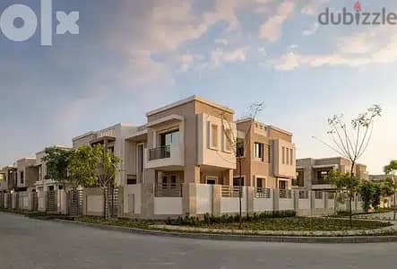 Townhouse corner for sale in an all-villa compound in the heart of Taj City Compound, area of ​​158 square meters + private garden, directly in front 5
