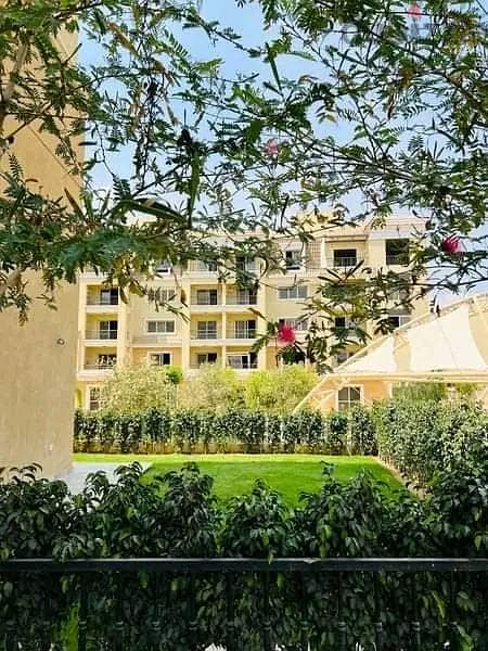 With a special discount on cash, 42% Apartment for sale With garden In minutes for the fifth Settlement in Compound Sarai 3