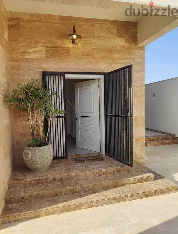 Luxury villa for sale in Taj City compound, a very special location in front of Cairo Airport, also with a 42% discount on cash (ask about the rest of 1