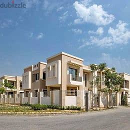 Luxury villa for sale in Taj City compound, a very special location in front of Cairo Airport, also with a 42% discount on cash (ask about the rest of 8