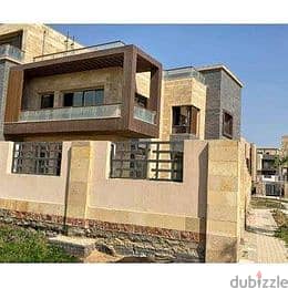 Luxury villa for sale in Taj City compound, a very special location in front of Cairo Airport, also with a 42% discount on cash (ask about the rest of 13