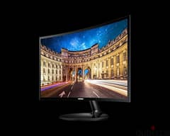 24" Essental Curved Monitor with the deeply immersive viewing