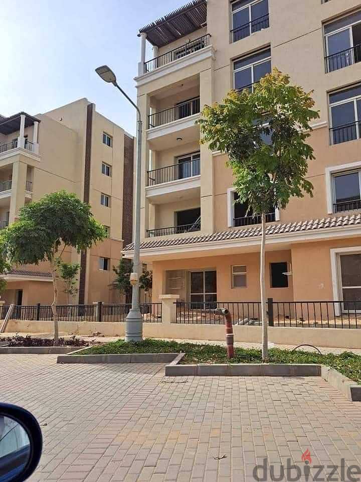 Apartment for sale, 147 sqm + garden, 122 sqm, open view in sarai new cairo 6