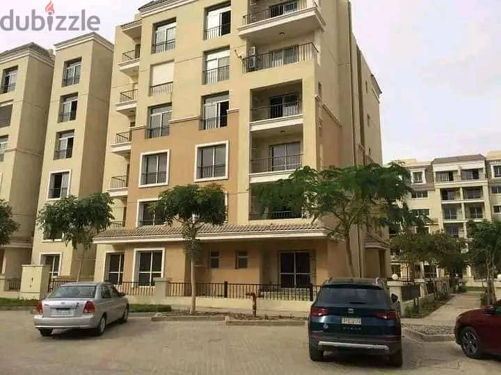 Apartment for sale, 147 sqm + garden, 122 sqm, open view in sarai new cairo 8