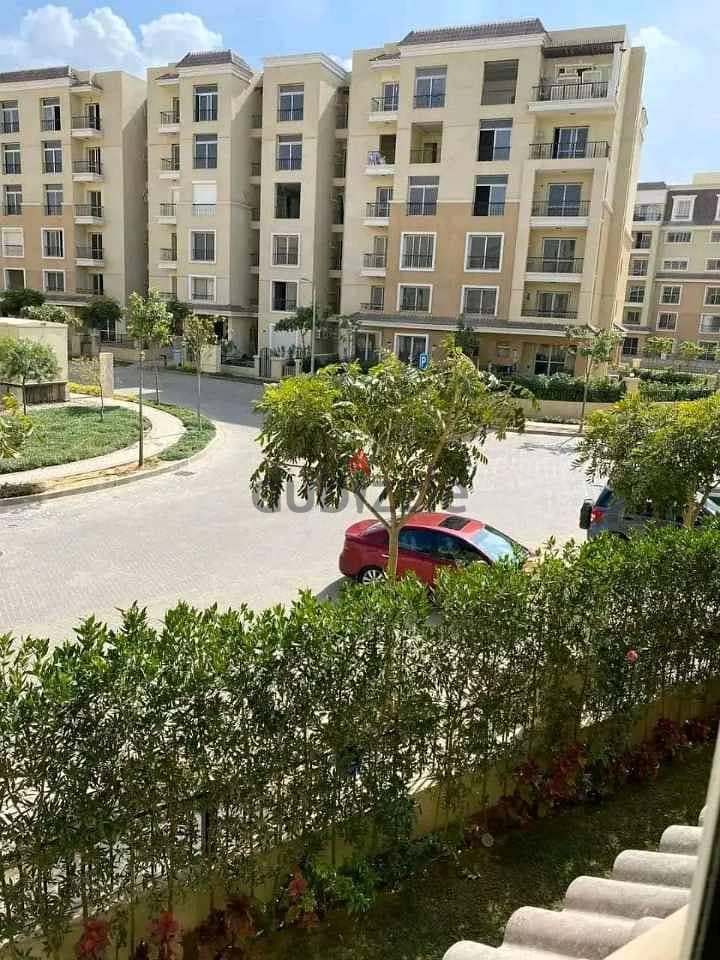 Apartment for sale, 147 sqm + garden, 122 sqm, open view in sarai new cairo 12