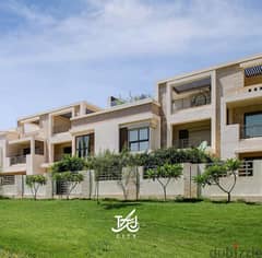 For sale, 155 sqm villa in Taj City, directly in front of the airport in the First Settlement and in front of Al-Rehab