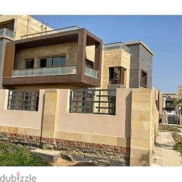 For sale, 155 sqm villa in Taj City, directly in front of the airport in the First Settlement and in front of Al-Rehab 10