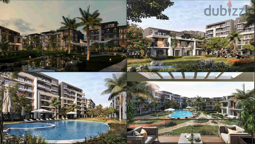 مدينه المستقبل - Apartment for sale 180m with a garden 61m swimming pool view in a compound in Mostakbal City - 4