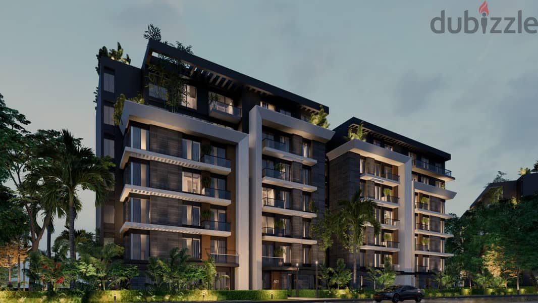 مدينه المستقبل - Apartment for sale 180m with a garden 61m swimming pool view in a compound in Mostakbal City - 5