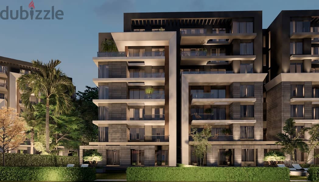 مدينه المستقبل - Apartment for sale 180m with a garden 61m swimming pool view in a compound in Mostakbal City - 7