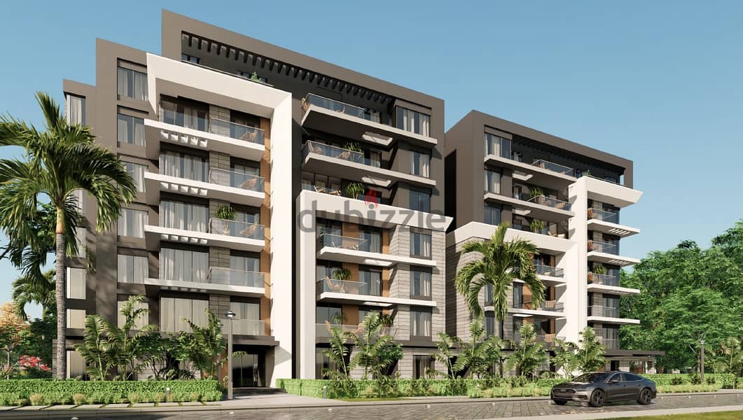 مدينه المستقبل - Apartment for sale 180m with a garden 61m swimming pool view in a compound in Mostakbal City - 8