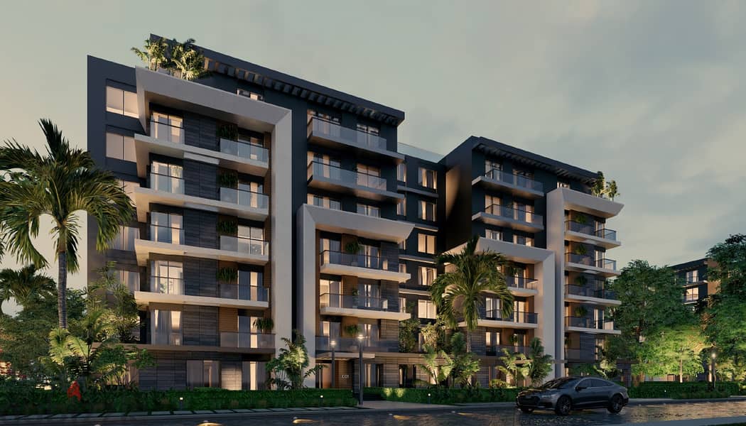 مدينه المستقبل - Apartment for sale 180m with a garden 61m swimming pool view in a compound in Mostakbal City - 9